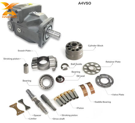 Halcyon Hydraulic Piston Pump A4vso Series A4vso71 A4vso125 A4vso250 A4vso355 A4VSO145MA/30R-PGB13KB3-(T0) For Construction Machine